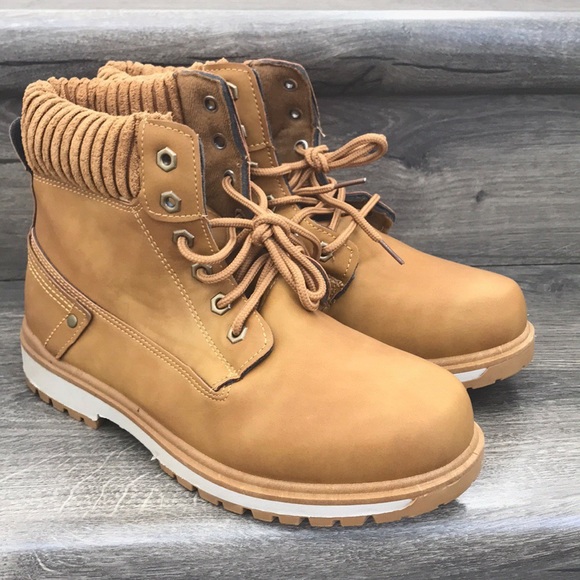 Shoes High Top Combat Boot Mustard Poshmark